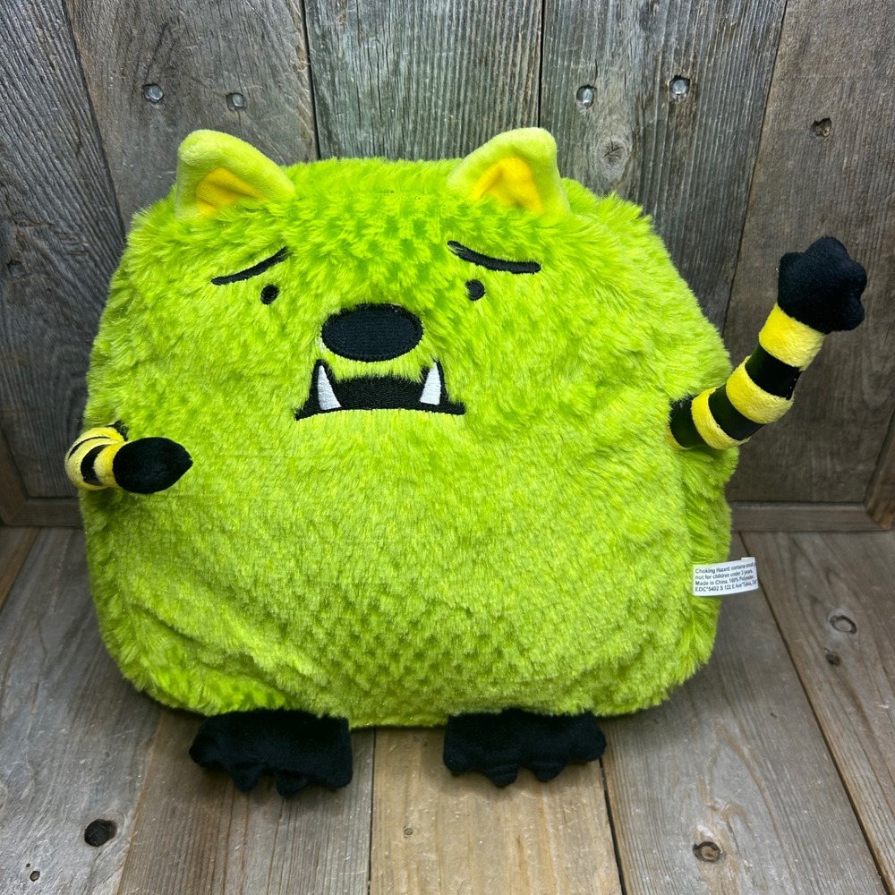Jonathan James and the Whatif Monster Plush Green 10" Stuffed Animal Usborne Toy